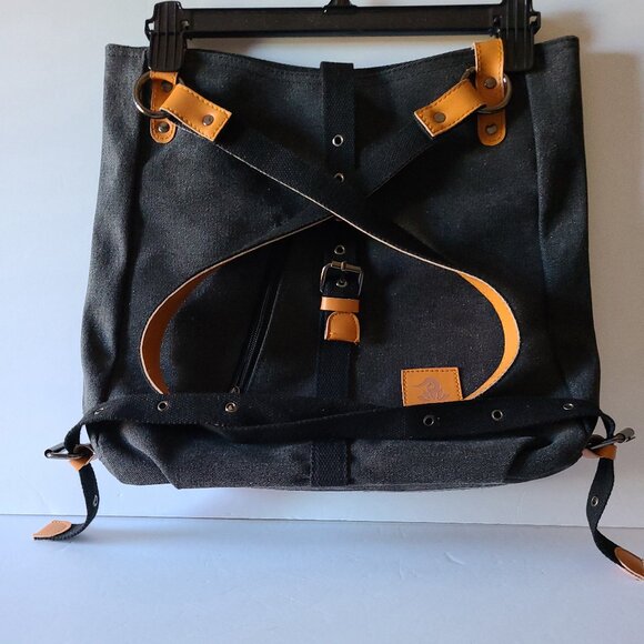 FULARUISHI JAPANESE CANVAS KHAKI RUCKSACK-RUGGED CHARM MEETS EVERDAY ADVENTURE - Picture 11 of 14